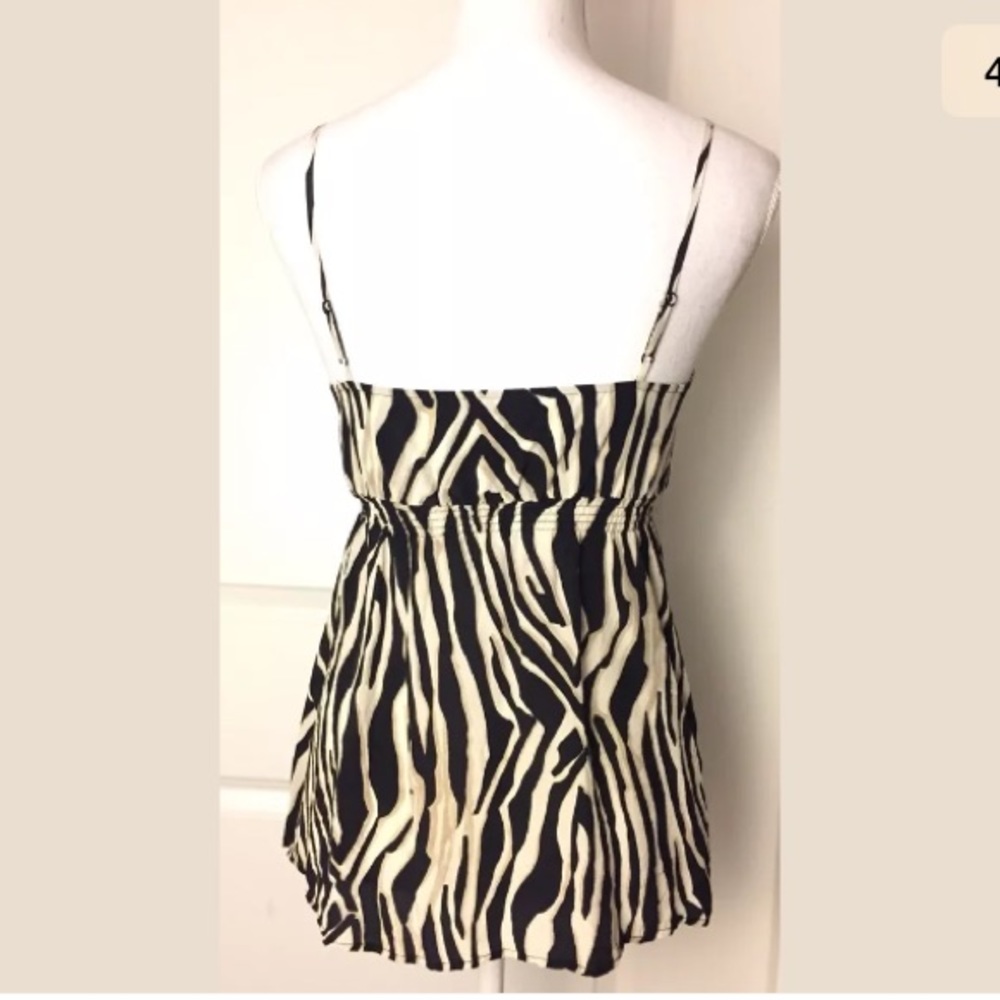 Express Zebra Print Spaghetti Tank Top Size XS - Picture 4 of 6